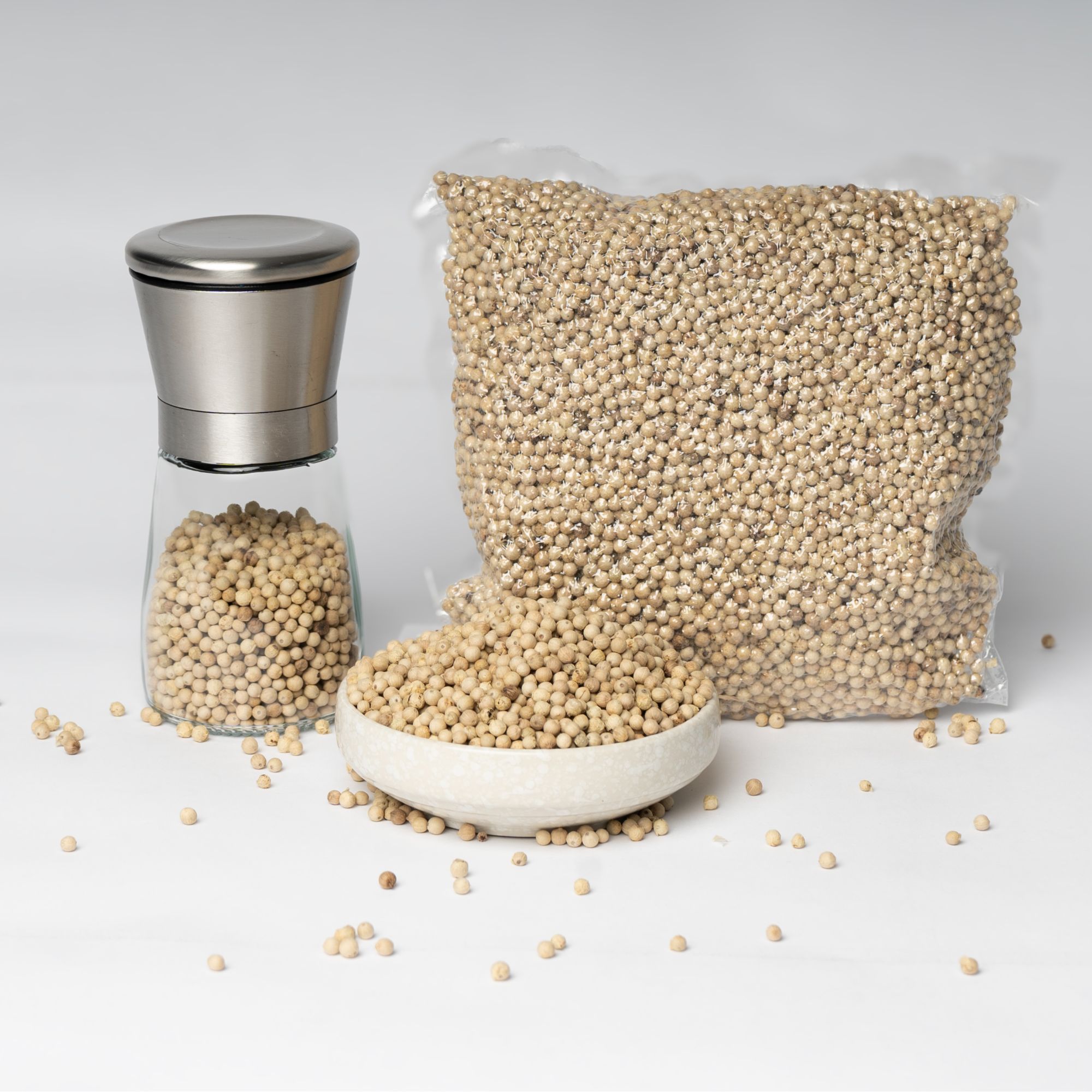 正宗海南农家白胡椒颗粒【今年新货 送胡椒研磨器】