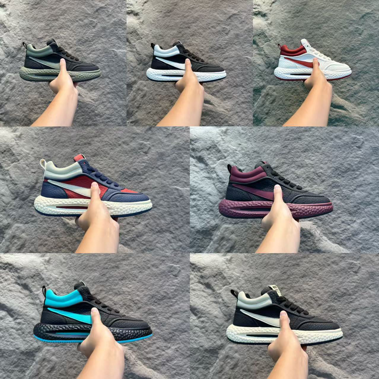 2025秋冬新款韩版系带潮流运动中帮帮休闲鞋舒适软底百搭男鞋