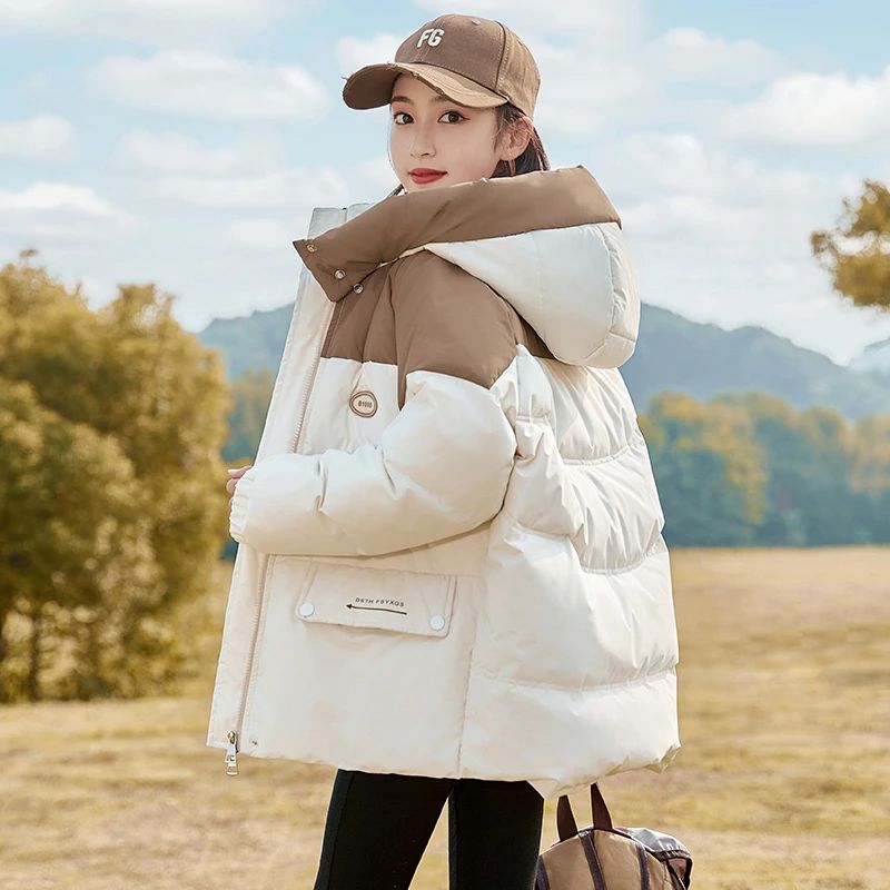 女童羽绒服冬装2025新款女大童洋气潮酷儿童加厚白鸭绒保暖外套潮