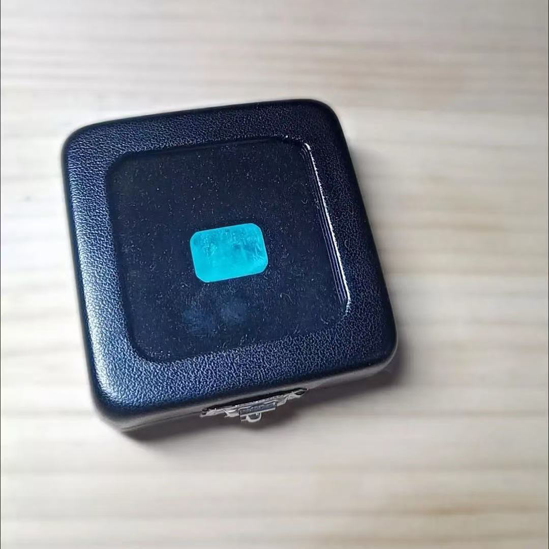 珠宝展示盒pu小皮盒裸石戒面宝石盒子钻石彩宝饰品包装盒裸钻盒子