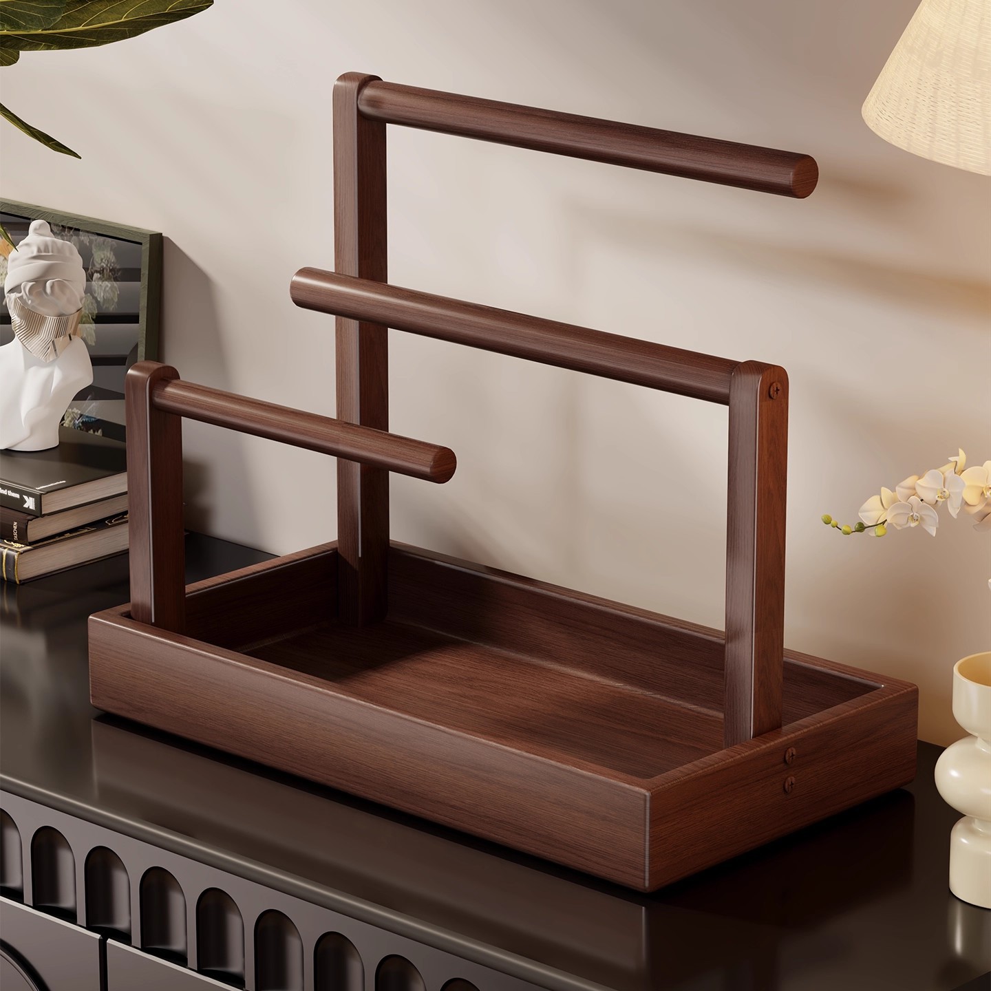 手串展示架首饰架桌面收纳盒水晶手链收纳架饰品置物架钥匙扣挂架