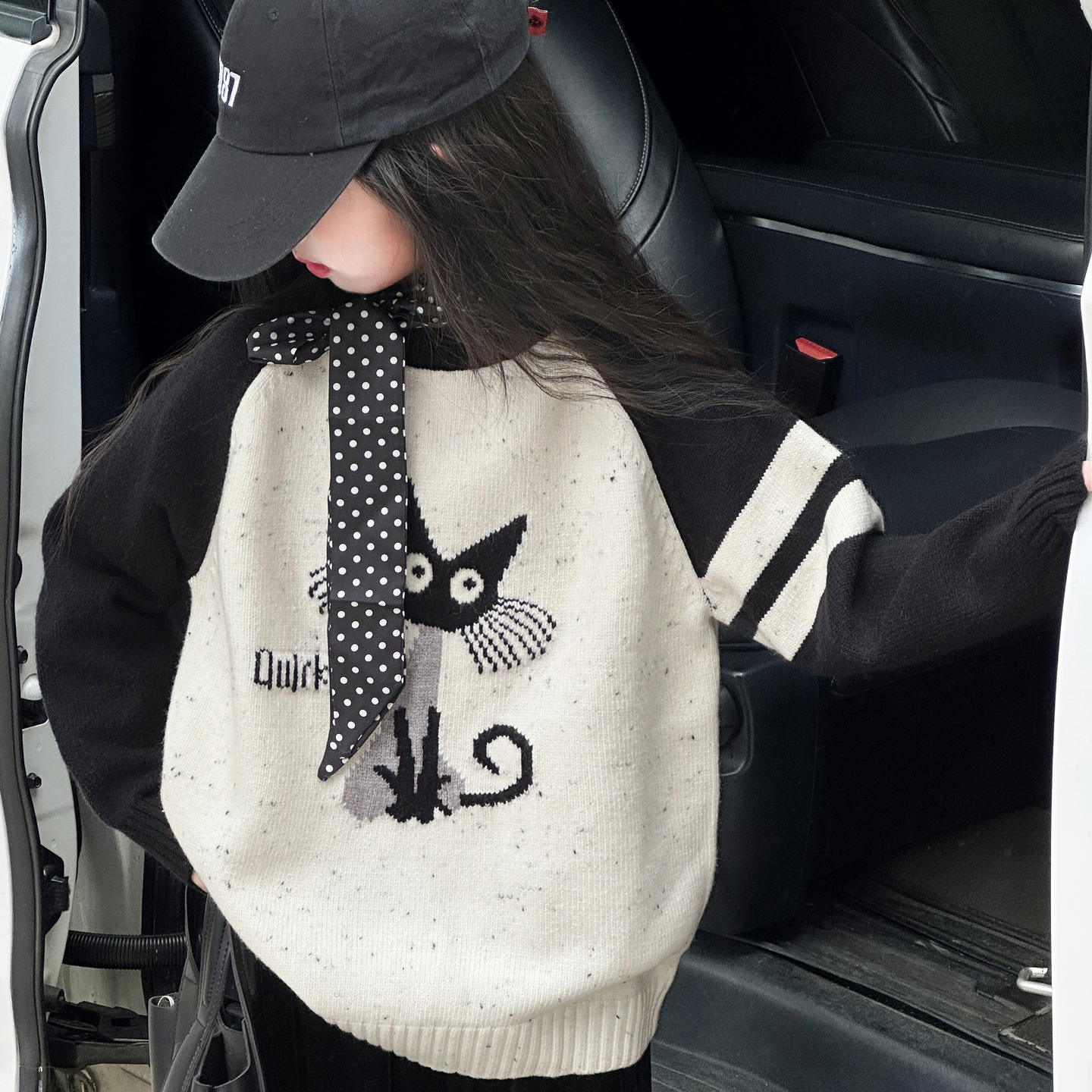 女童毛衣秋季2025新款儿童洋气时髦秋装上衣韩系女大童秋冬针织衫