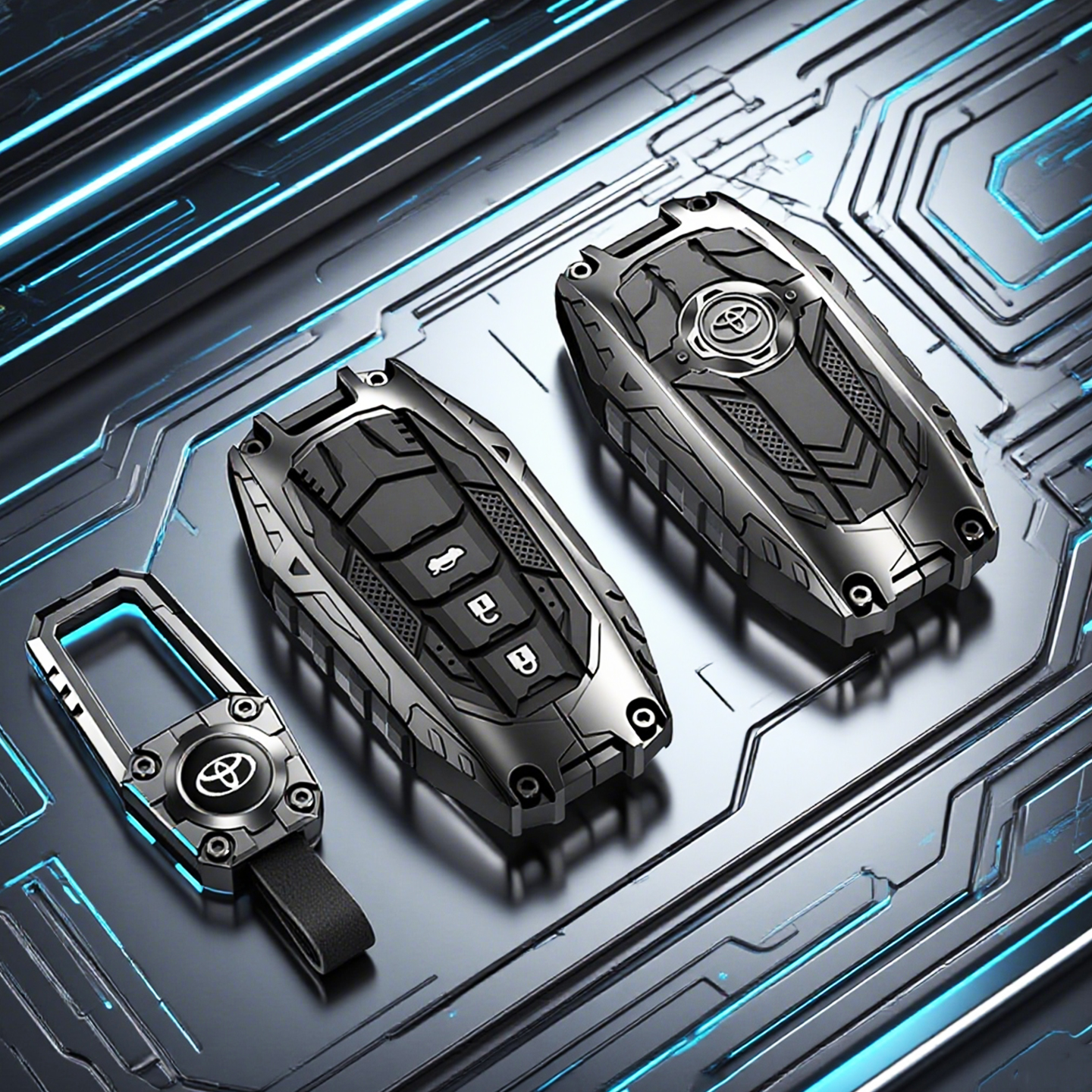 丰田凯美瑞钥匙套荣放rav4卡罗拉雷凌亚洲龙汉兰达锐放奕泽车壳扣