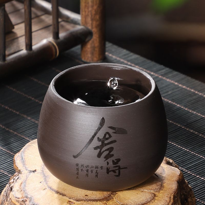 紫砂主人茶杯个人专用品茗杯功夫茶杯水杯百家姓电商