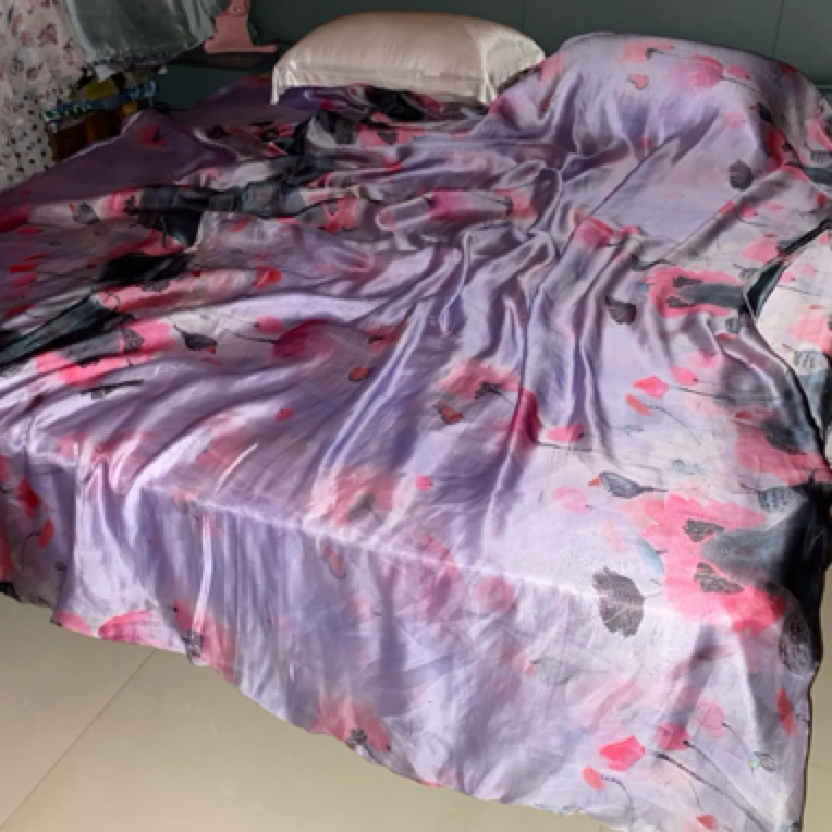 高光泽丝滑柔软被套230cm*200cm大规格印花拉链款时尚酒店旅行风