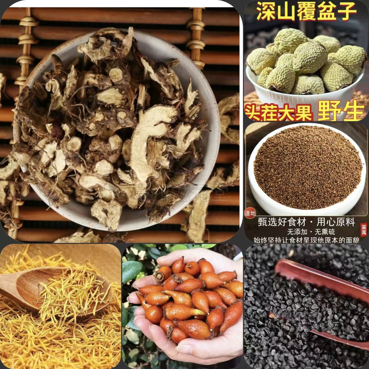 好物分享莲须、韭菜杍等