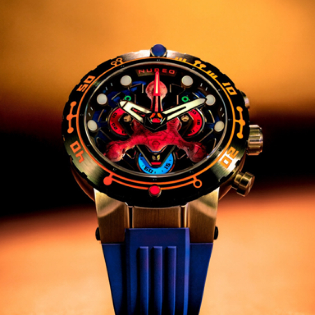 NUBEO星际迷航StarTrek首次接触日限量版石英计时腕表6119夜光