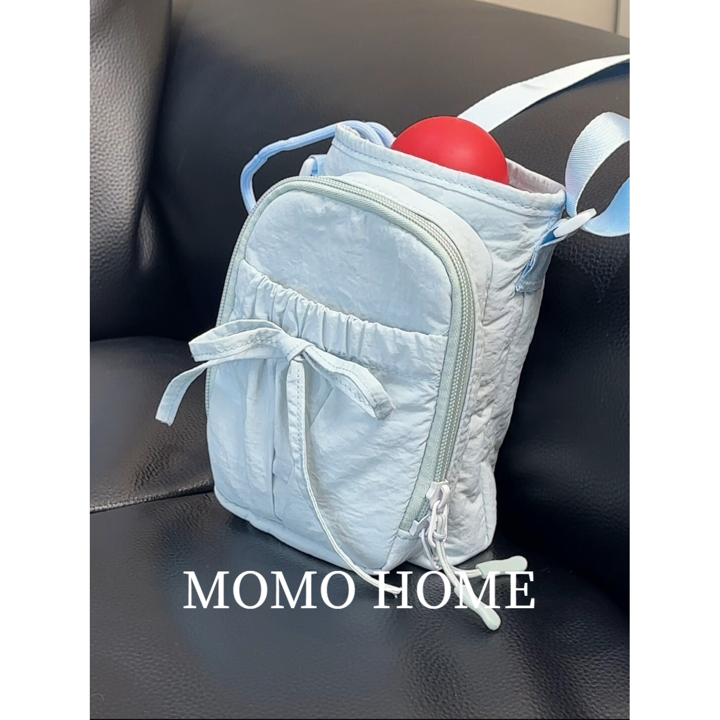 MOMO·时尚新款质感手机包女斜挎包轻便多层迷你小包包外出水杯百