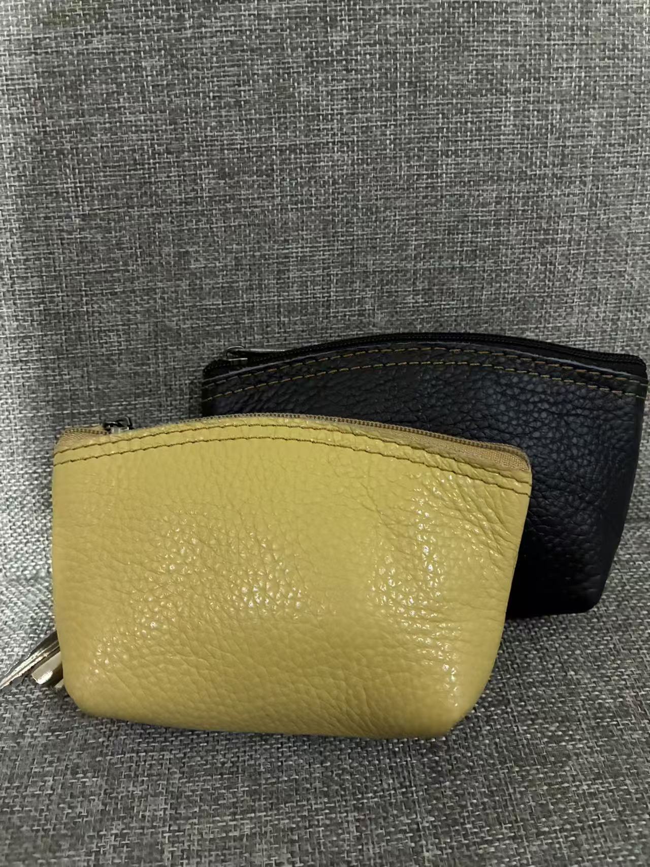 头层牛皮零钱钥匙包（不能放手机）