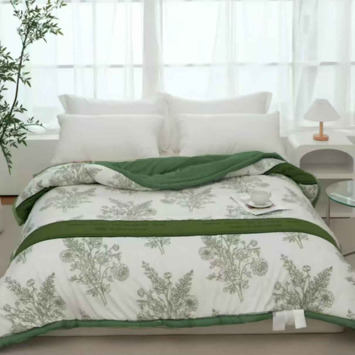 【试睡30天】工厂补贴爆款夏被夏凉被轻奢印花夏被