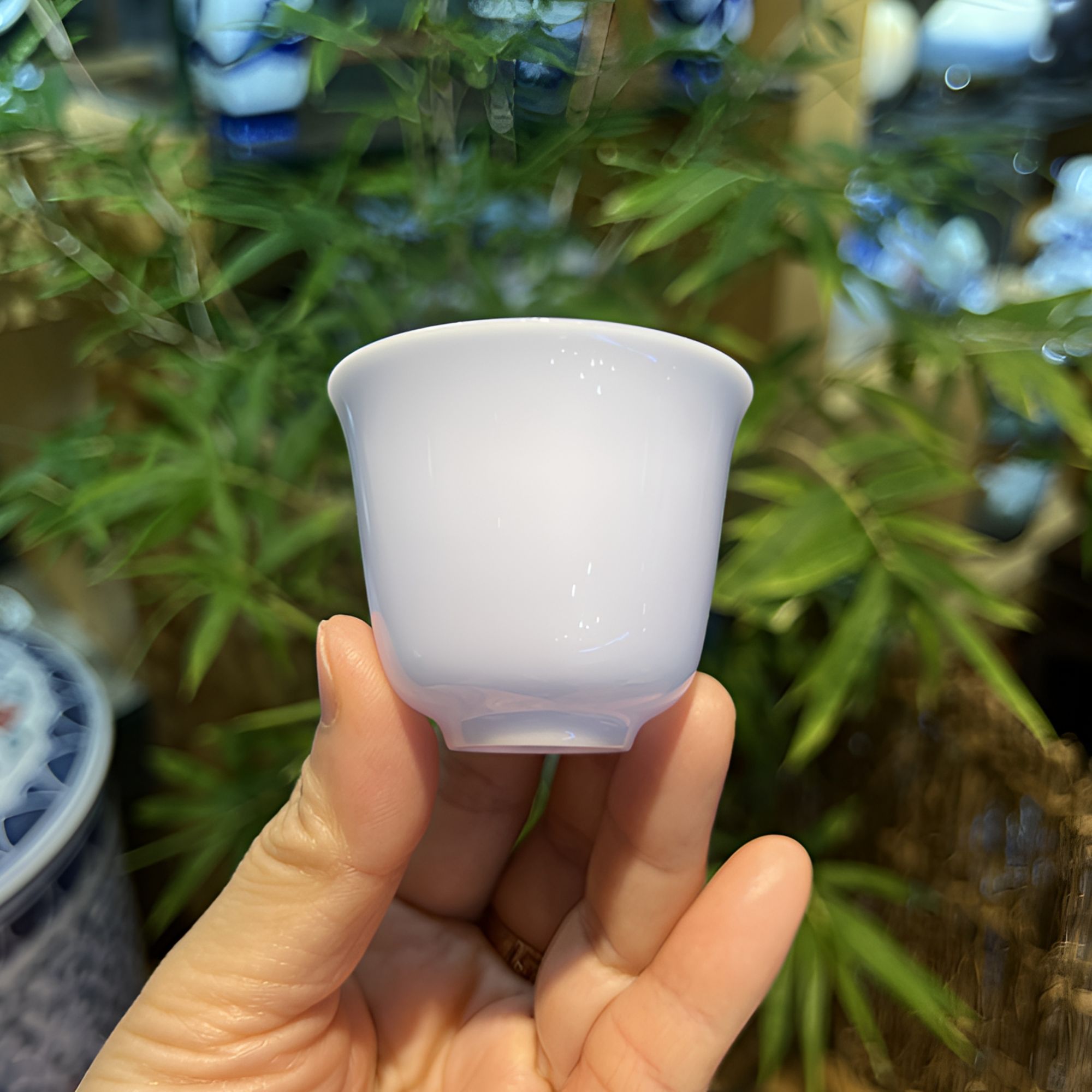 冰种品茗杯单杯高档功夫茶杯陶瓷茶具小品茗杯子茶具