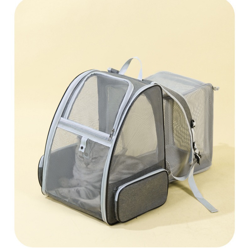 直供猫包宠物包外出便携双肩背包舒适透气可扩展可折叠宠物包