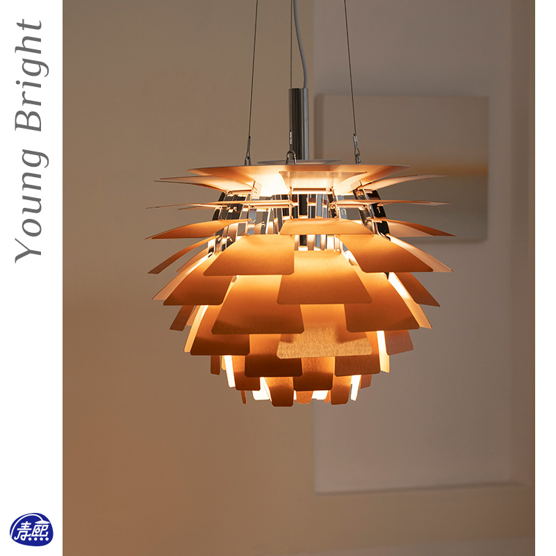 丹麦PH松果吊灯北欧客厅餐厅卧室别墅挑空复式楼梯间设计师款灯具