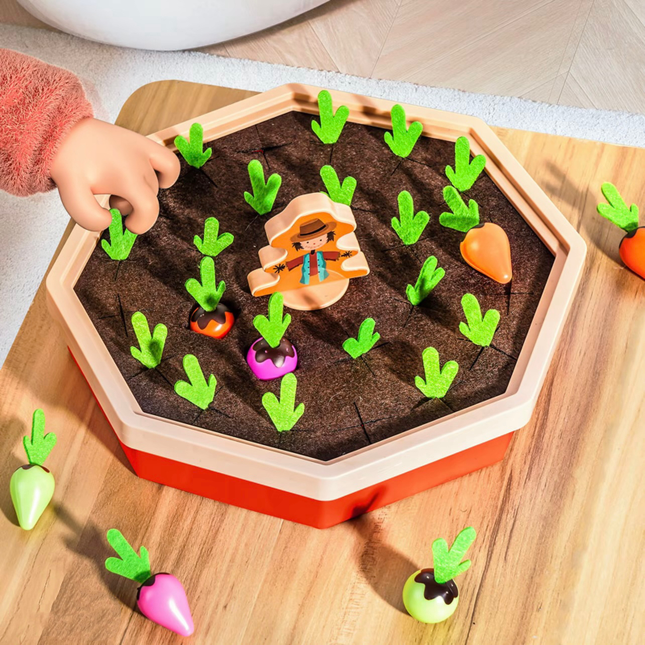 趣味拔萝卜锻炼宝宝手部精细动作启蒙早教亲子陪伴安抚玩具1-3岁+