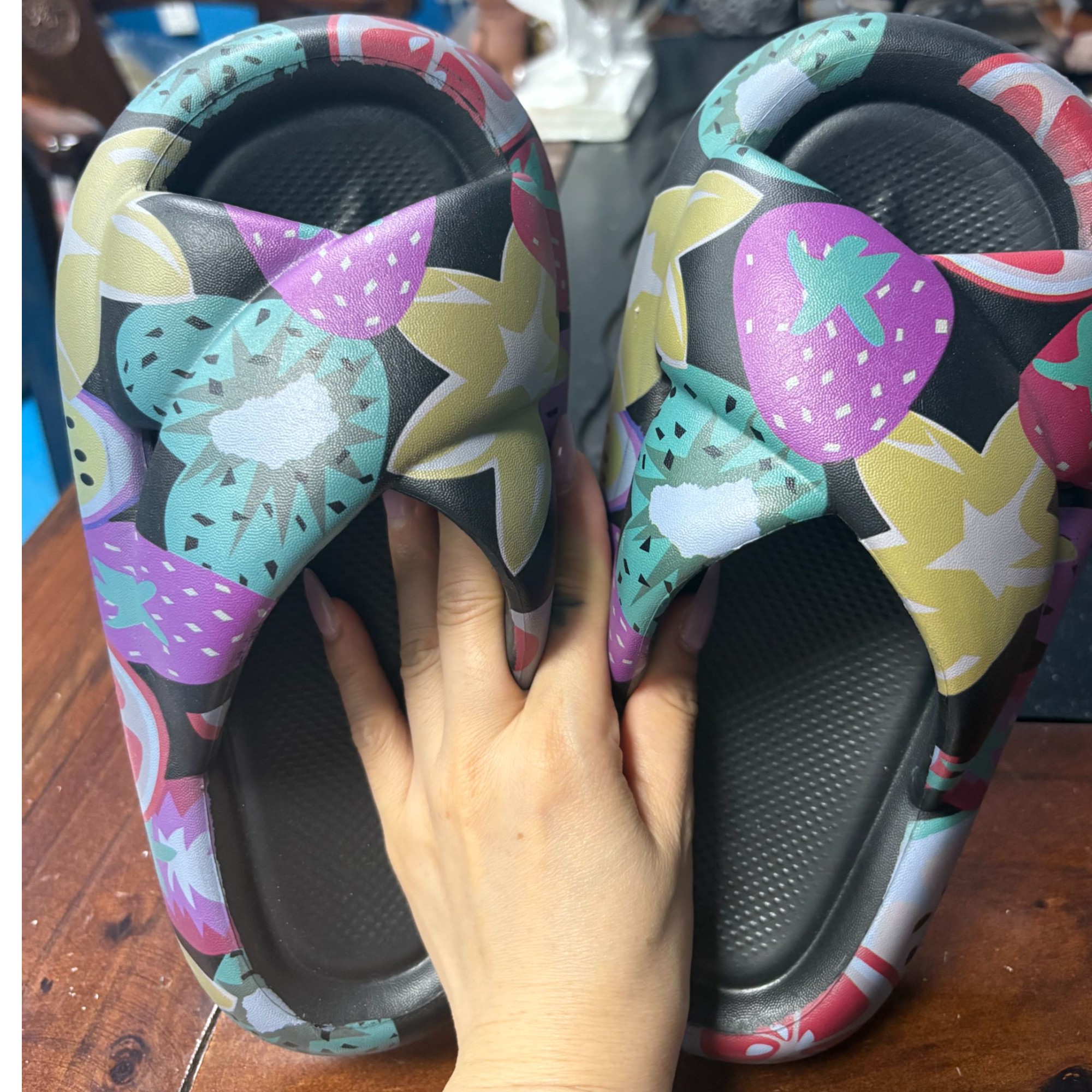 踩屎感女拖鞋女鞋一字拖外穿家居拖耐磨软厚底时尚休闲凉鞋