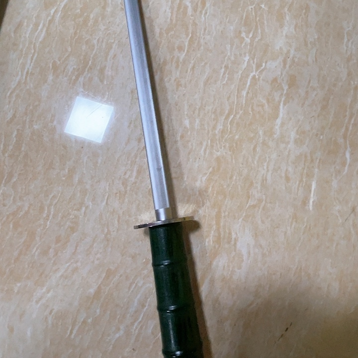 12寸彩木手柄超细竹节绿