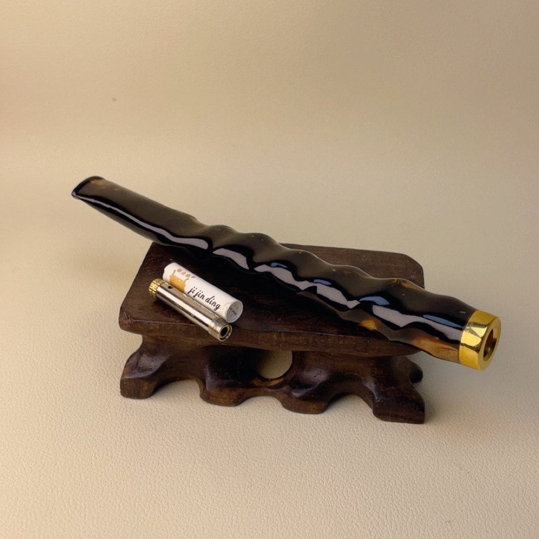 秀气款海柳烟嘴粗中细三用可清洗循环使用香烟过滤器