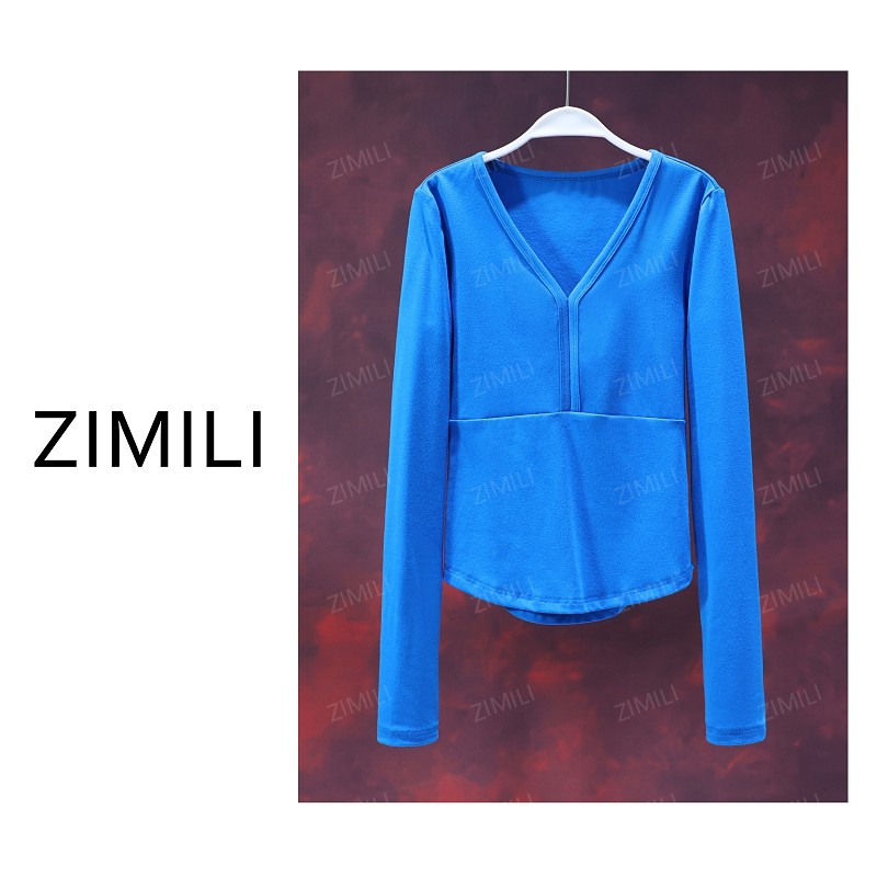 【亮哥欧货女装】冬季热感天丝《赛里木》高弹显瘦打底上衣5813-A7