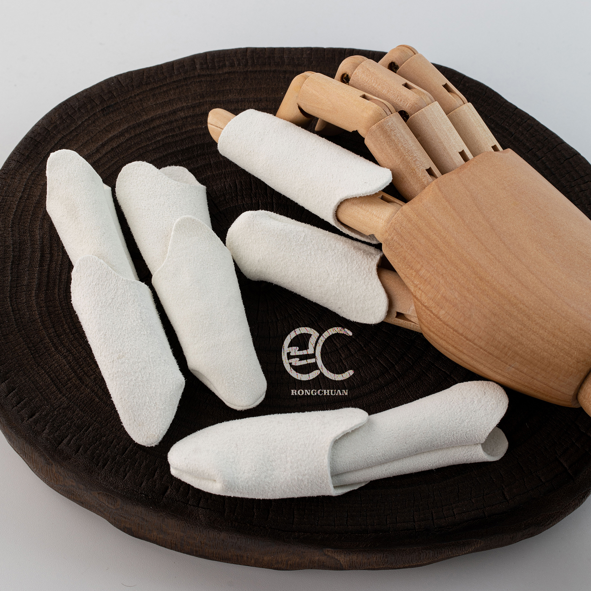 高品质麂皮指套文玩指套整张皮裁切柔软舒适精工细作