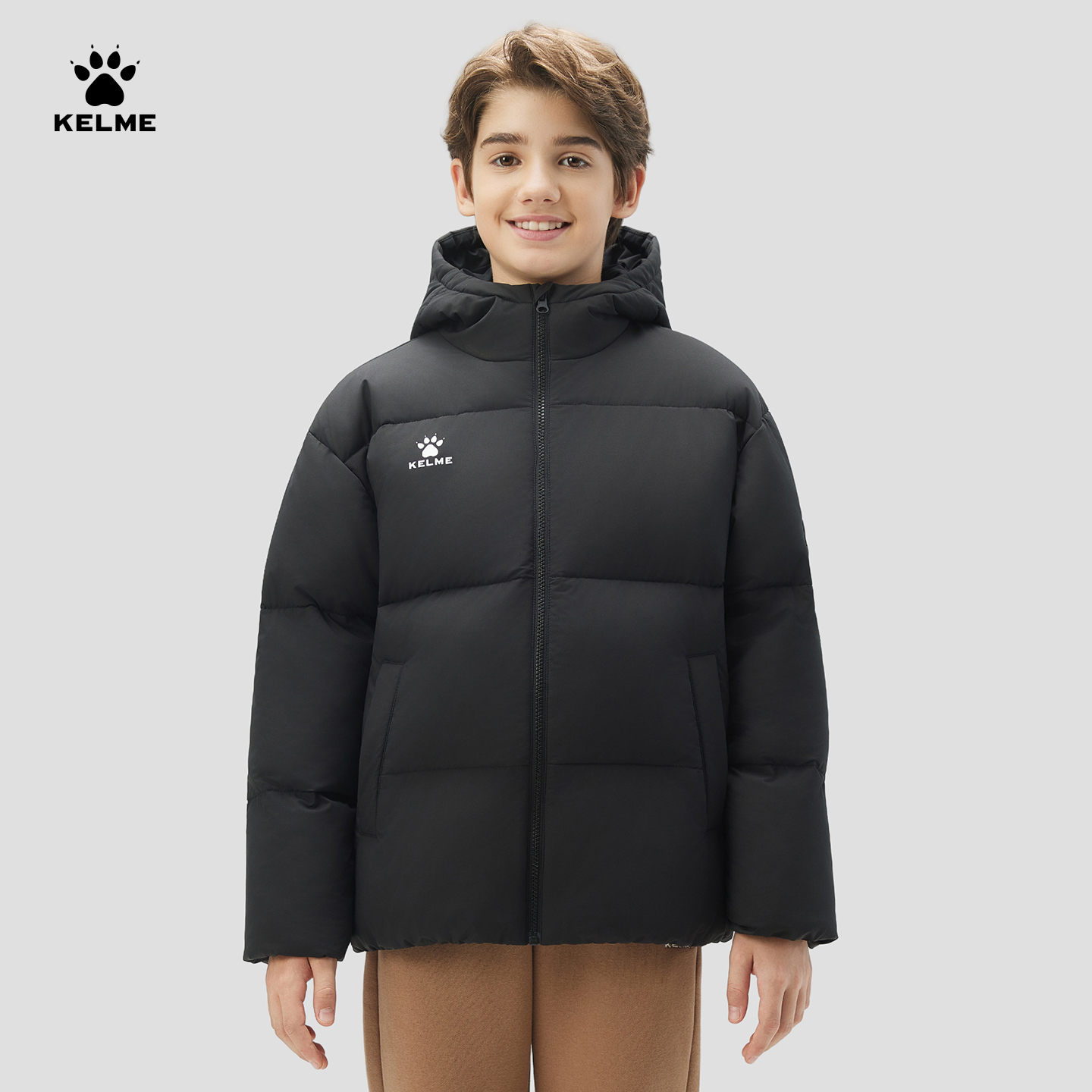 卡尔美儿童棉服冬季加厚保暖短款塞棉服棉袄【LIVE】