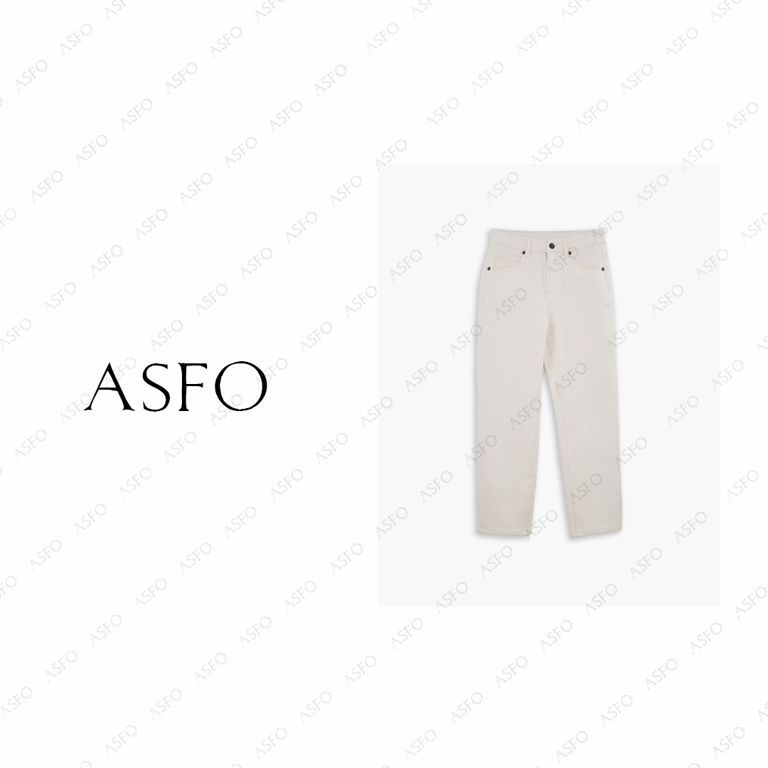 【AS完美弹】25新经典百搭加绒高弹莱赛尔直筒牛仔裤AS25DNZK05591