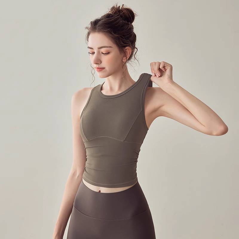 运动内衣女防震聚拢瑜伽背心女夏季新款瑜伽服上衣收副乳健身文胸