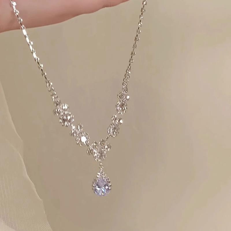 时贸 合金项链 纯银在逃公主项链新款爆款高级感锁骨链轻奢小众