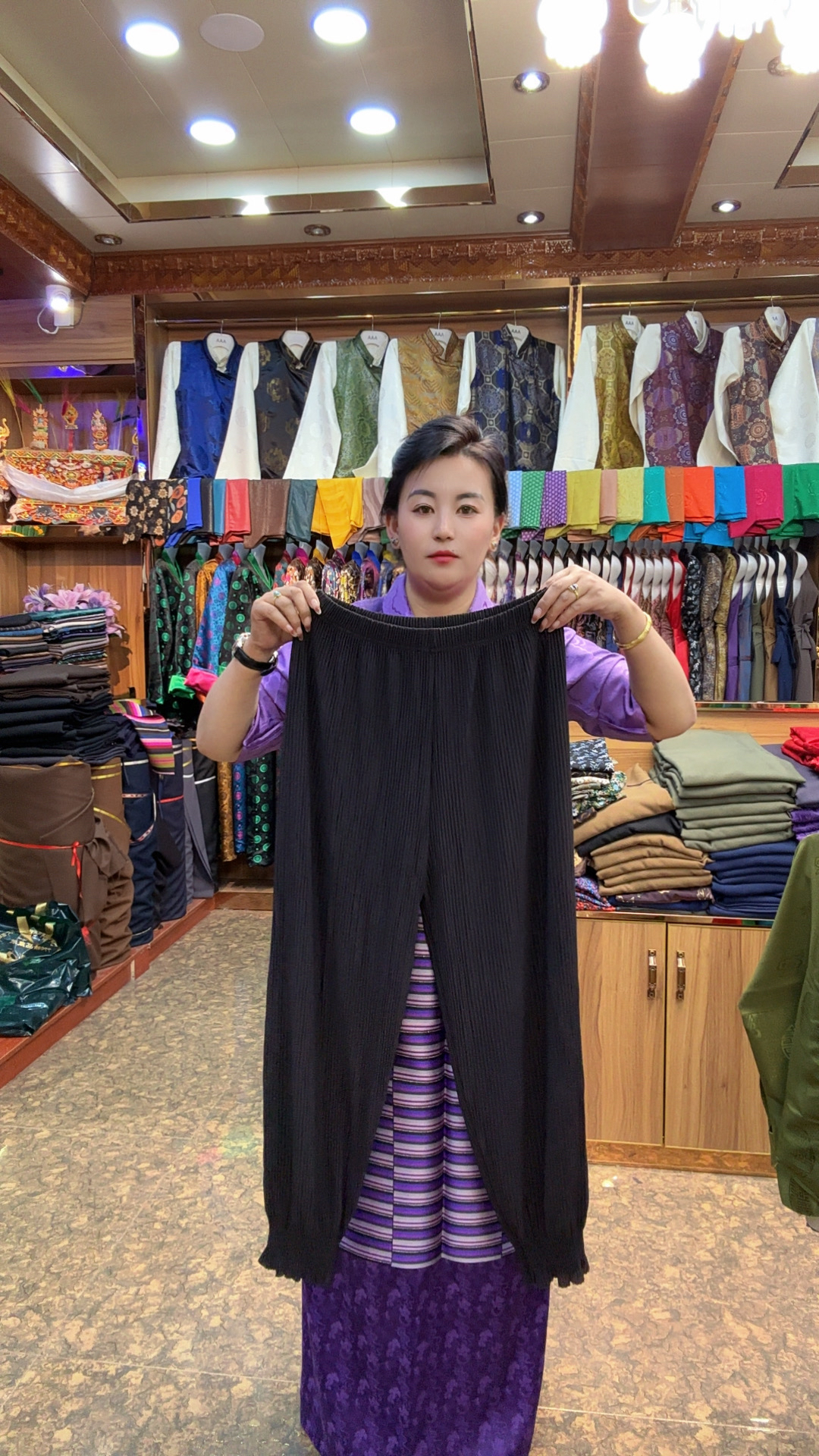 女士冰丝裤春夏季百搭薄款宽松灯笼萝卜裤