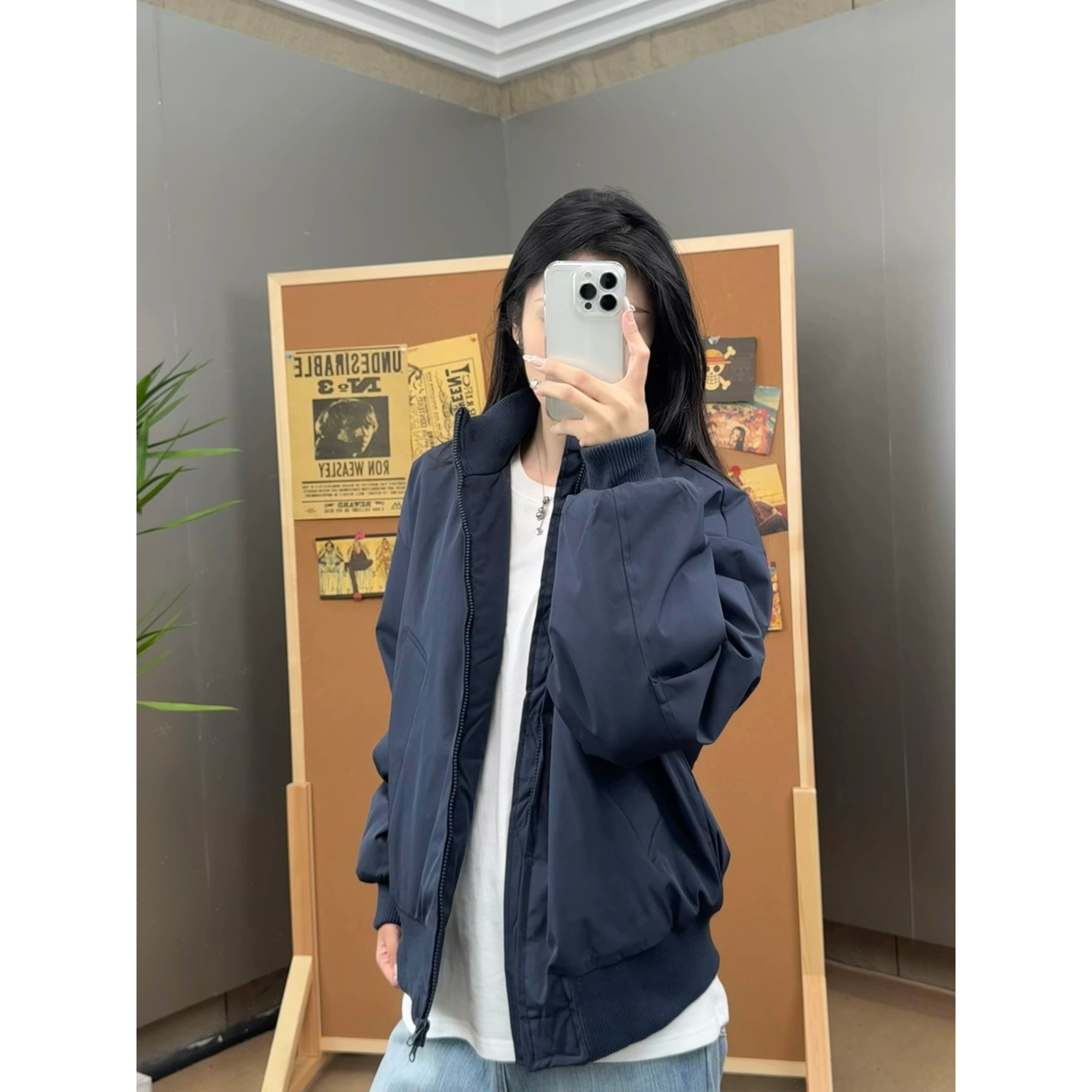 美式立领棉服夹克男款秋冬季cleanfit加厚外套潮牌宽松高级感棉袄