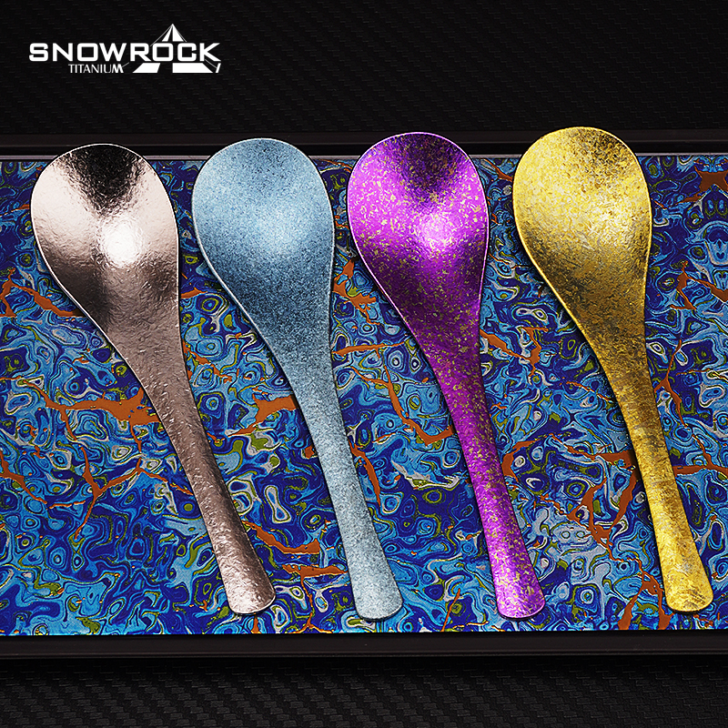 (两支装)冰花-纯钛小凤翎匙(星空礼盒装)