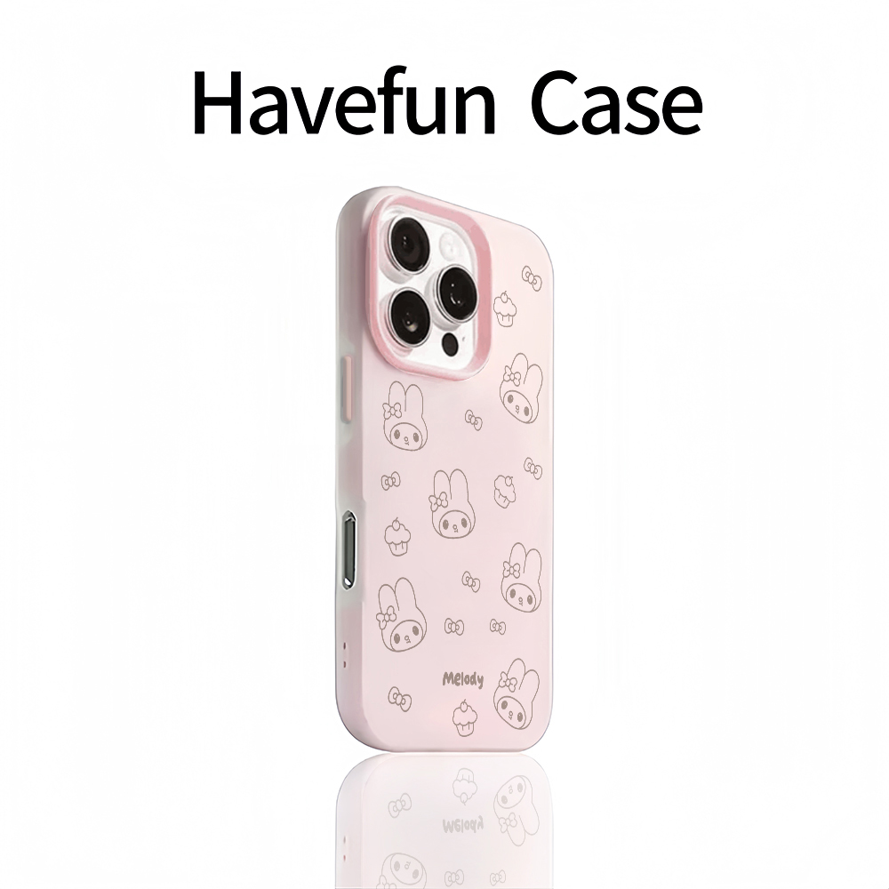 雅天立蝴蝶结美乐蒂适用iPhone17苹果16/13promax果冻手机壳14/12