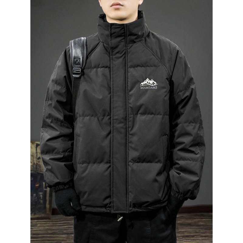 LEIGHZ/雷茨冬季新款男2025潮牌厚款外套宽松