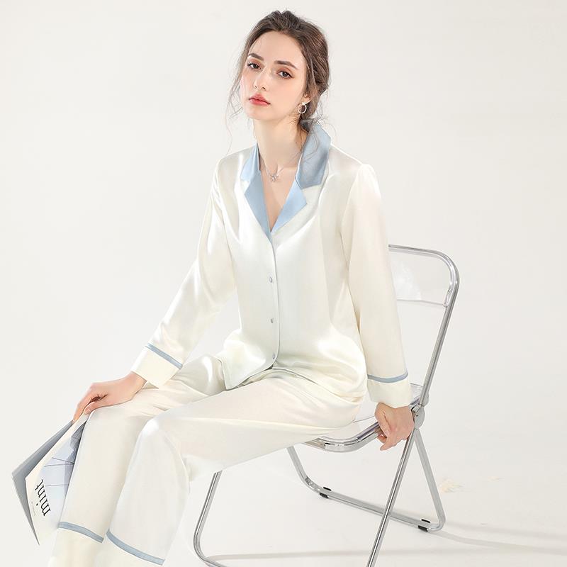 【品质欧货】欧俏姿2025新款睡衣女春秋季冰丝长袖高级感绸夏天家