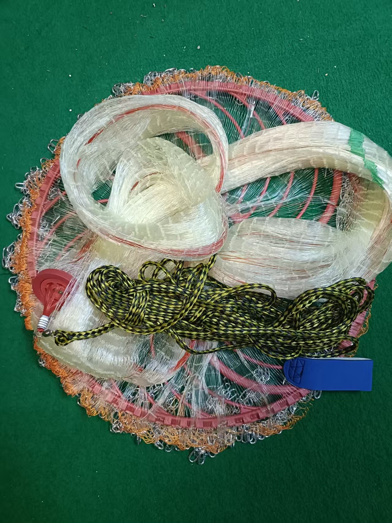 碳素线-60单边齿轮飞盘-加重镀锌链条-胶拉丝