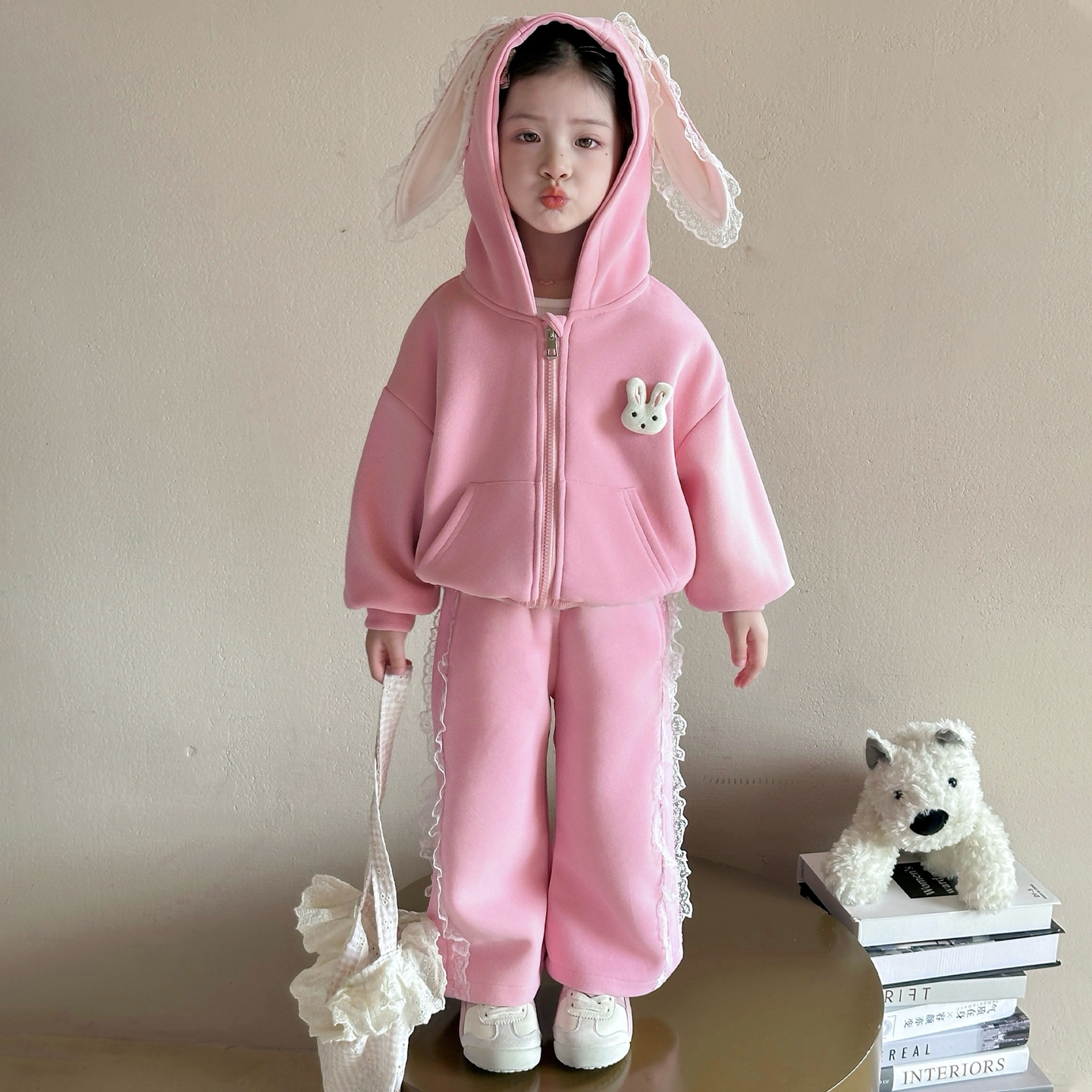 女童套装春秋款2025新款儿童洋气可爱休闲运动服宝宝秋季两件套