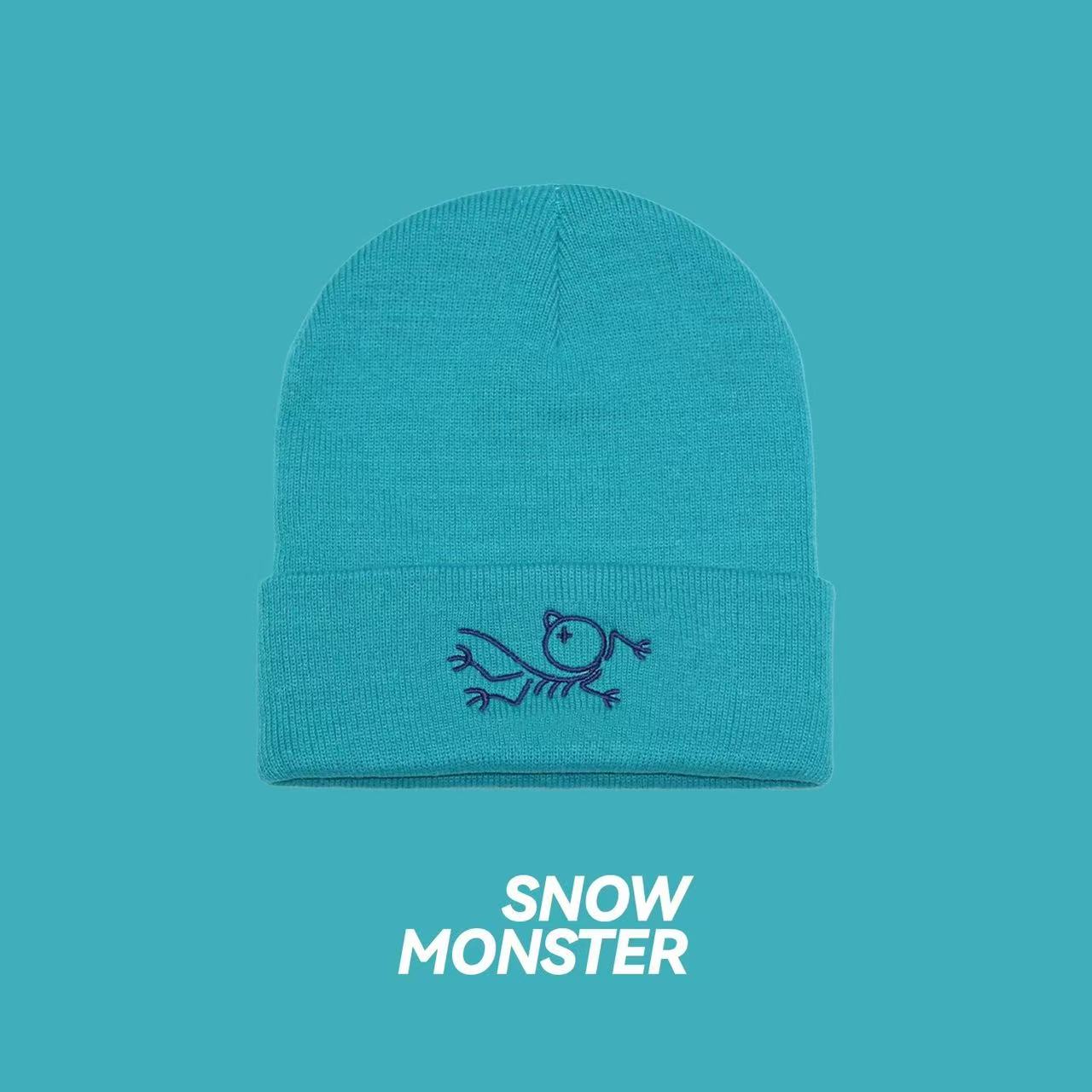 【新款】始祖鸡小鸡冷帽滑雪徒步针织帽秋冬多巴胺情侣驾车个人用品