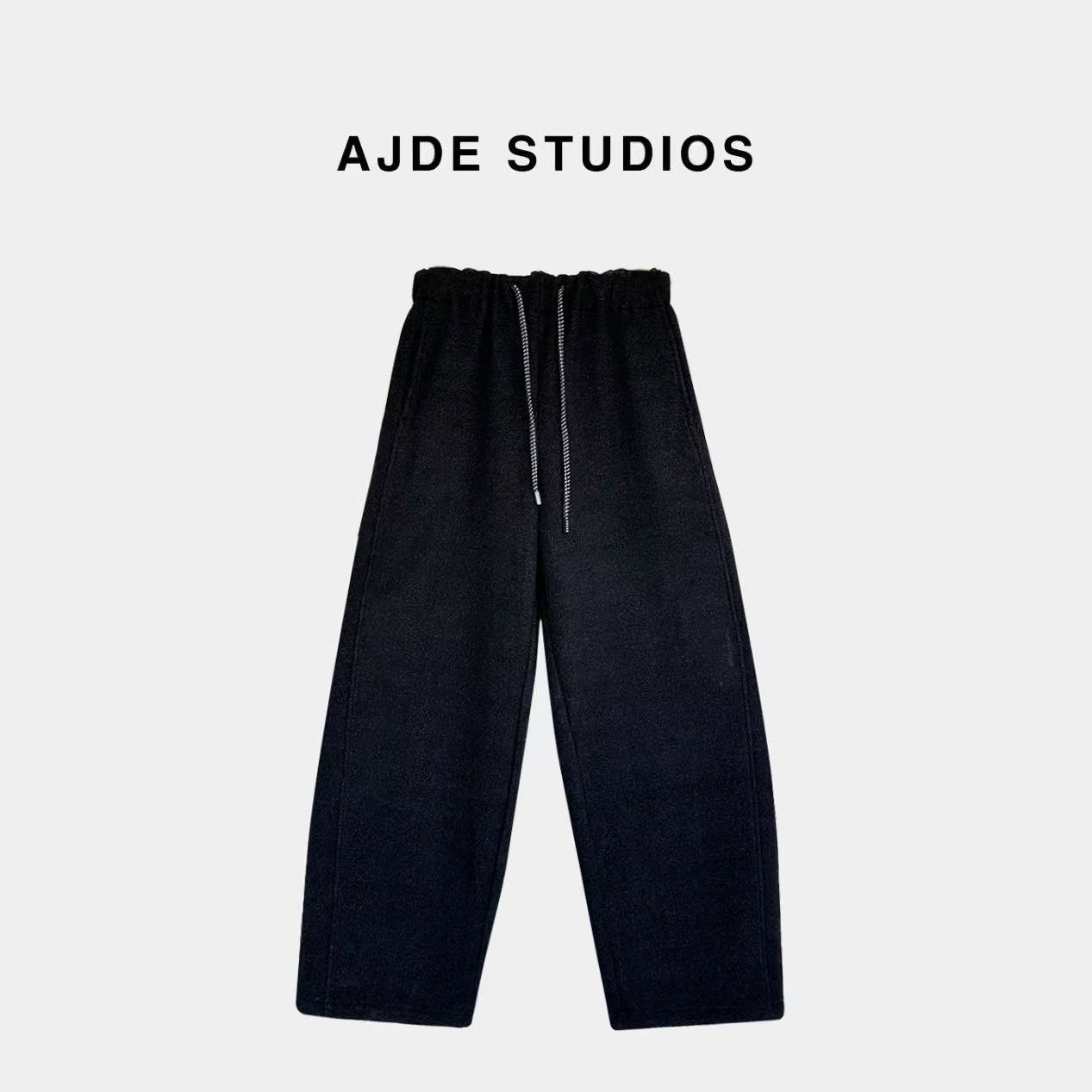 AJDE｜羊毛花边加绒裤QZ