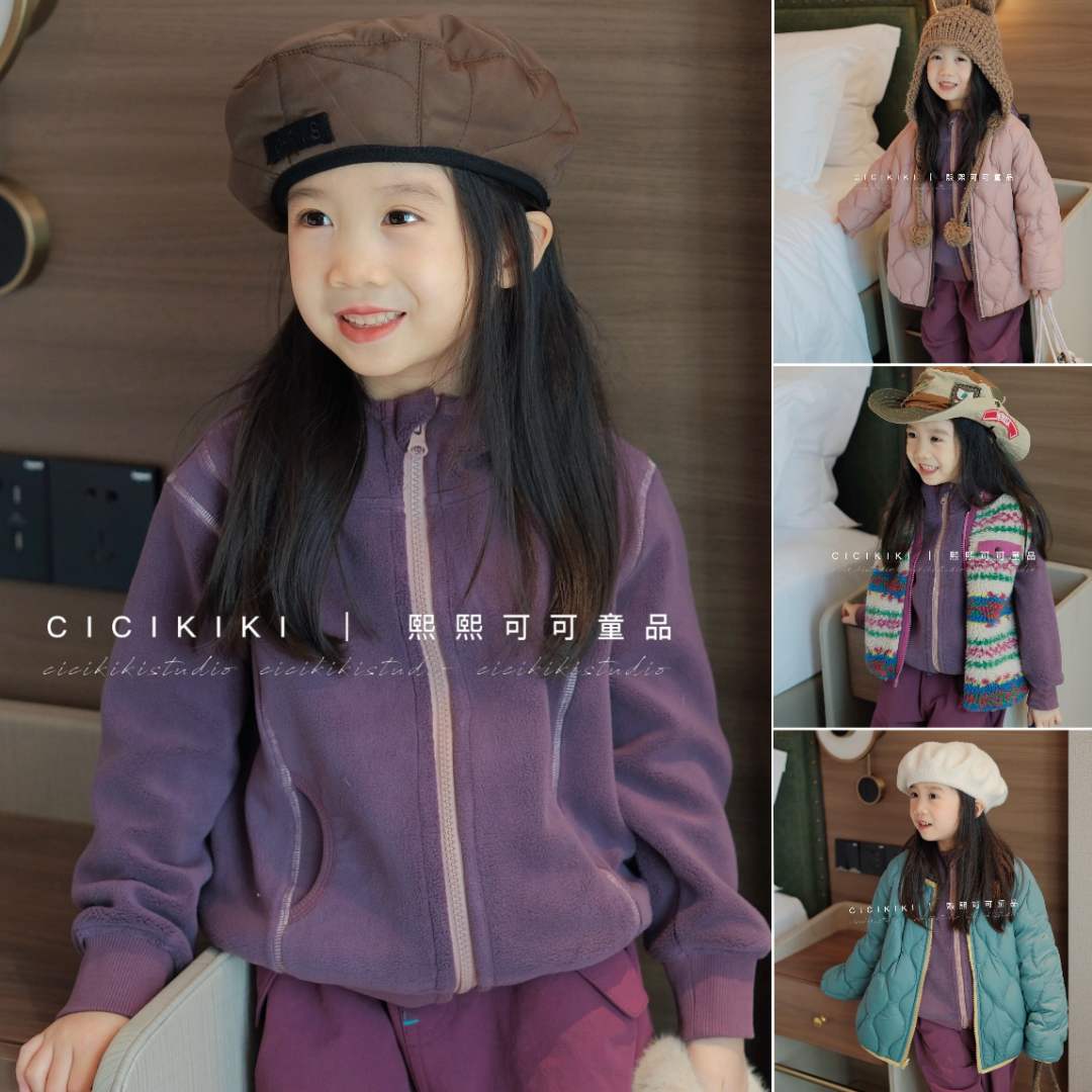 【熙熙可可】2025儿童童装秋冬时尚百搭休闲韩版品质外套 WT2567