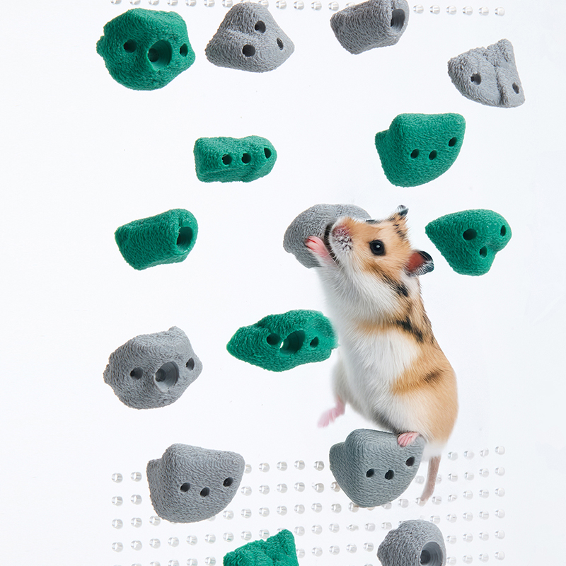 金丝熊仓鼠攀岩支点爬宠造景攀岩岩石攀爬玩具