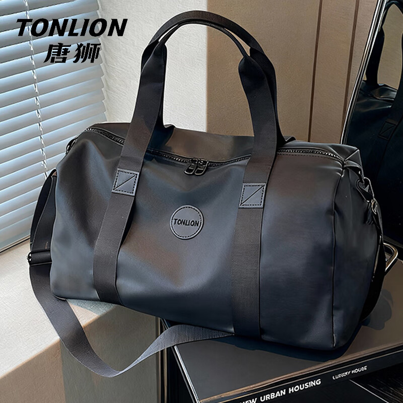唐狮大容量干湿分离行李袋男出差斜跨包健身包新款旅行包单肩包女