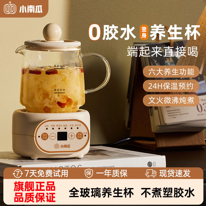 小南瓜养生杯办公室小型全自动加厚玻璃保温家用多功能煮茶养生壶