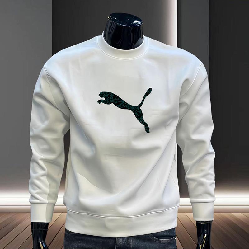 【Npkp官方】秋冬新款爆款潮牌棉重磅印花百搭休闲圆领卫衣男打底衫