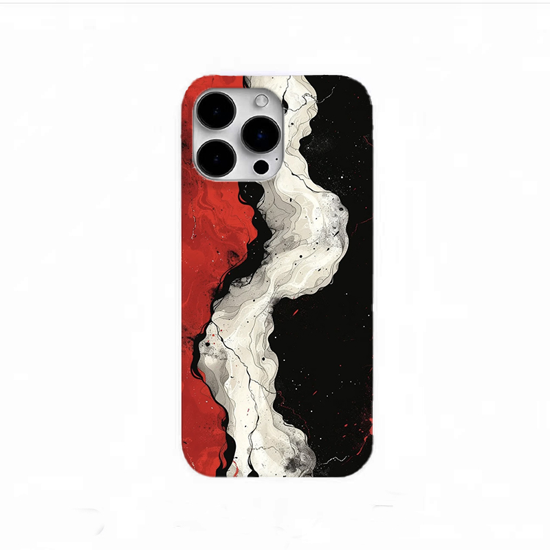 流泪河流适用苹果16手机壳15promax小众14/13ins12艺术11p潮牌