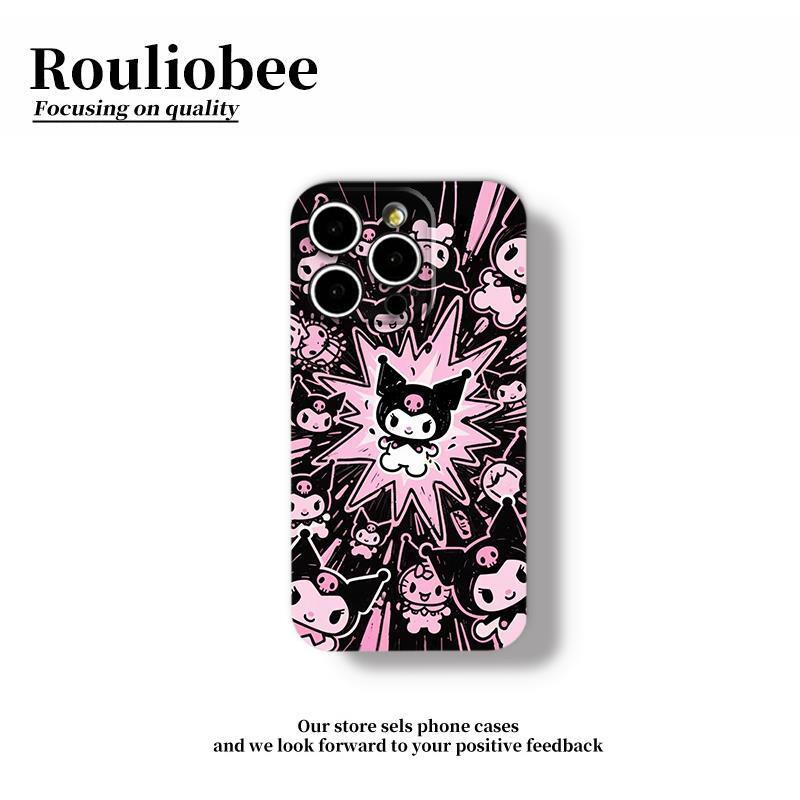 欧克里里紫色爆炸库洛米适用苹果16菲林手机壳华为vivo小米15oppo