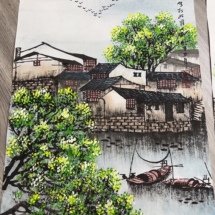罗***汇国画手绘国画专用链接99999