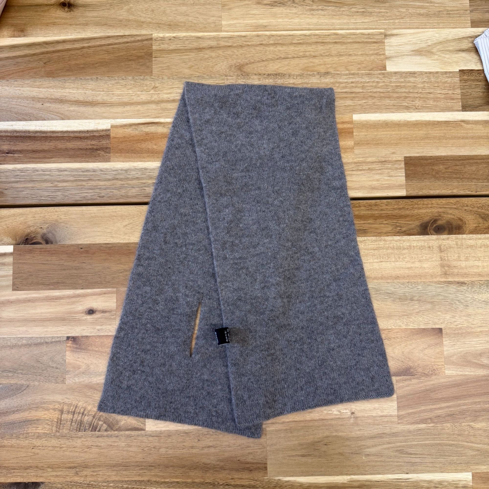 纯羊绒围巾针织秋冬学院风围巾时尚双面日韩男女通用纯色保暖舒适