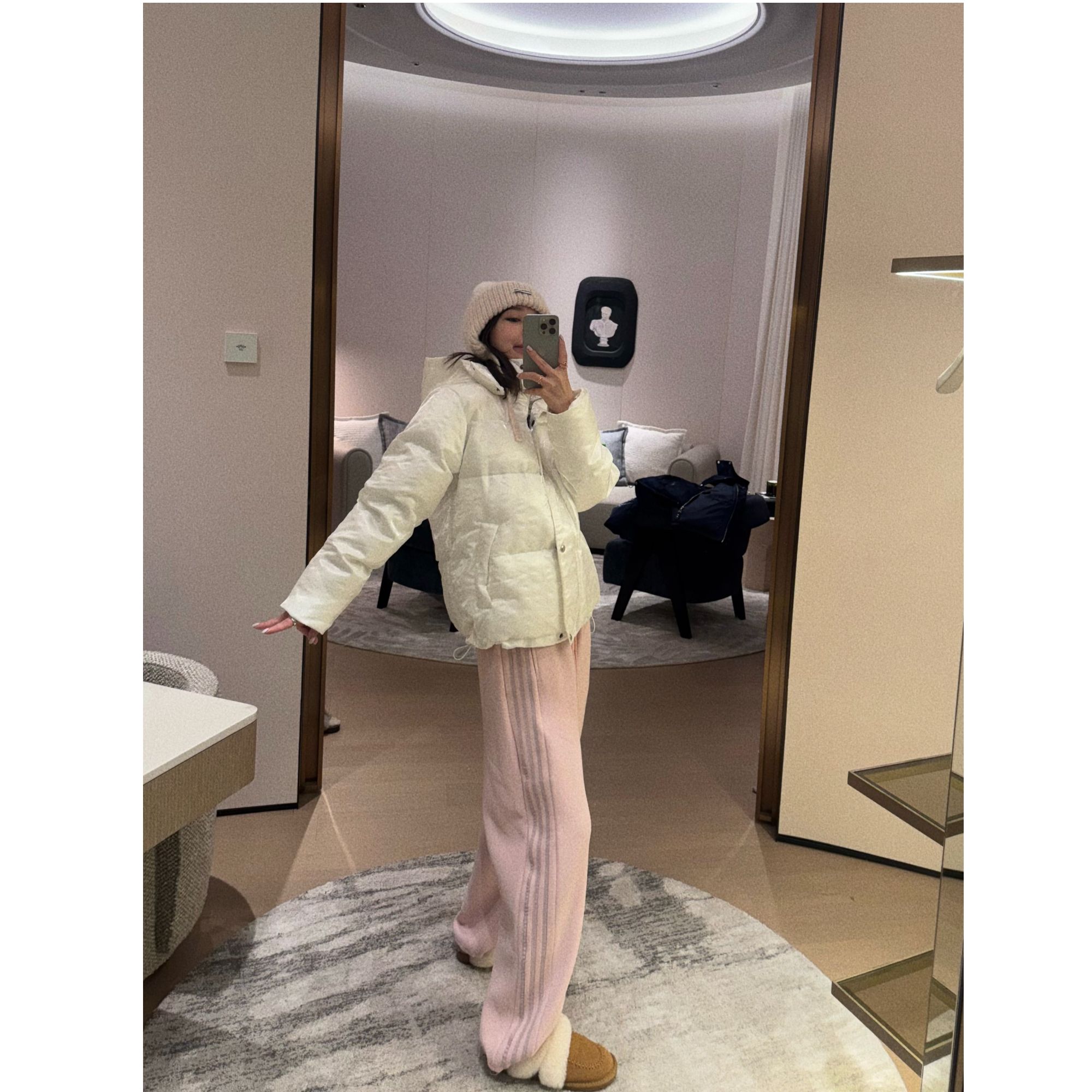 BETTER JOELAY-加绒【奶茶啵啵】百搭宽松休闲裤经典通勤风KKH2376