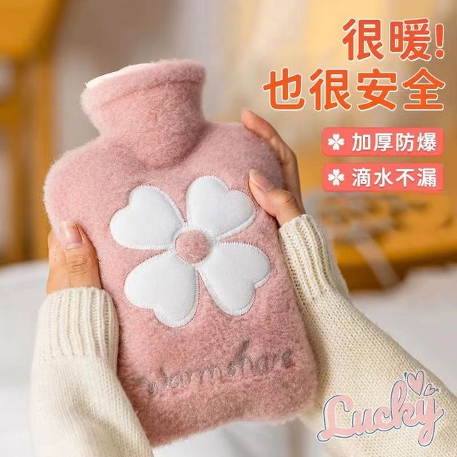 热水袋注水暖水袋女生暖手热敷专用肚子暖脚神器安全防爆可爱毛绒