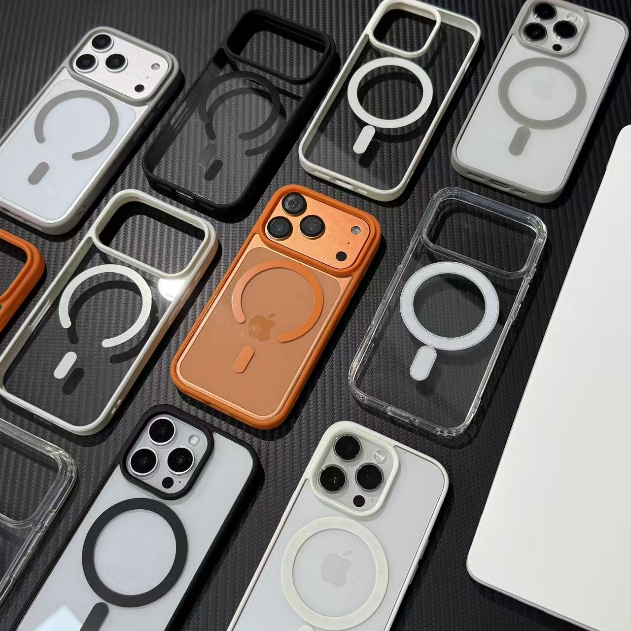 雅天立高级感无线磁吸适用iPhone17苹果16promax/15手机壳14/13透