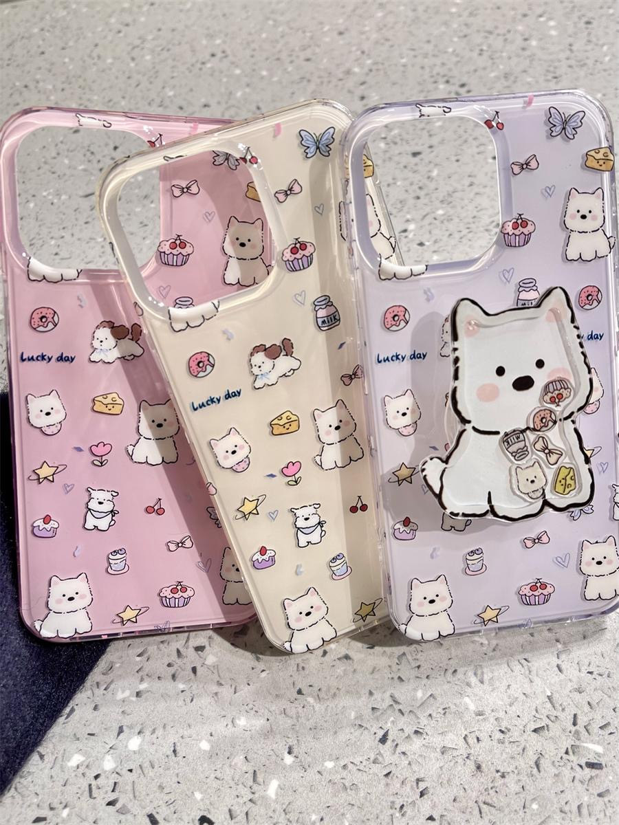 摇摇乐西高地适用16/15小众iphone14/13Pro新手机壳12/11双层imd